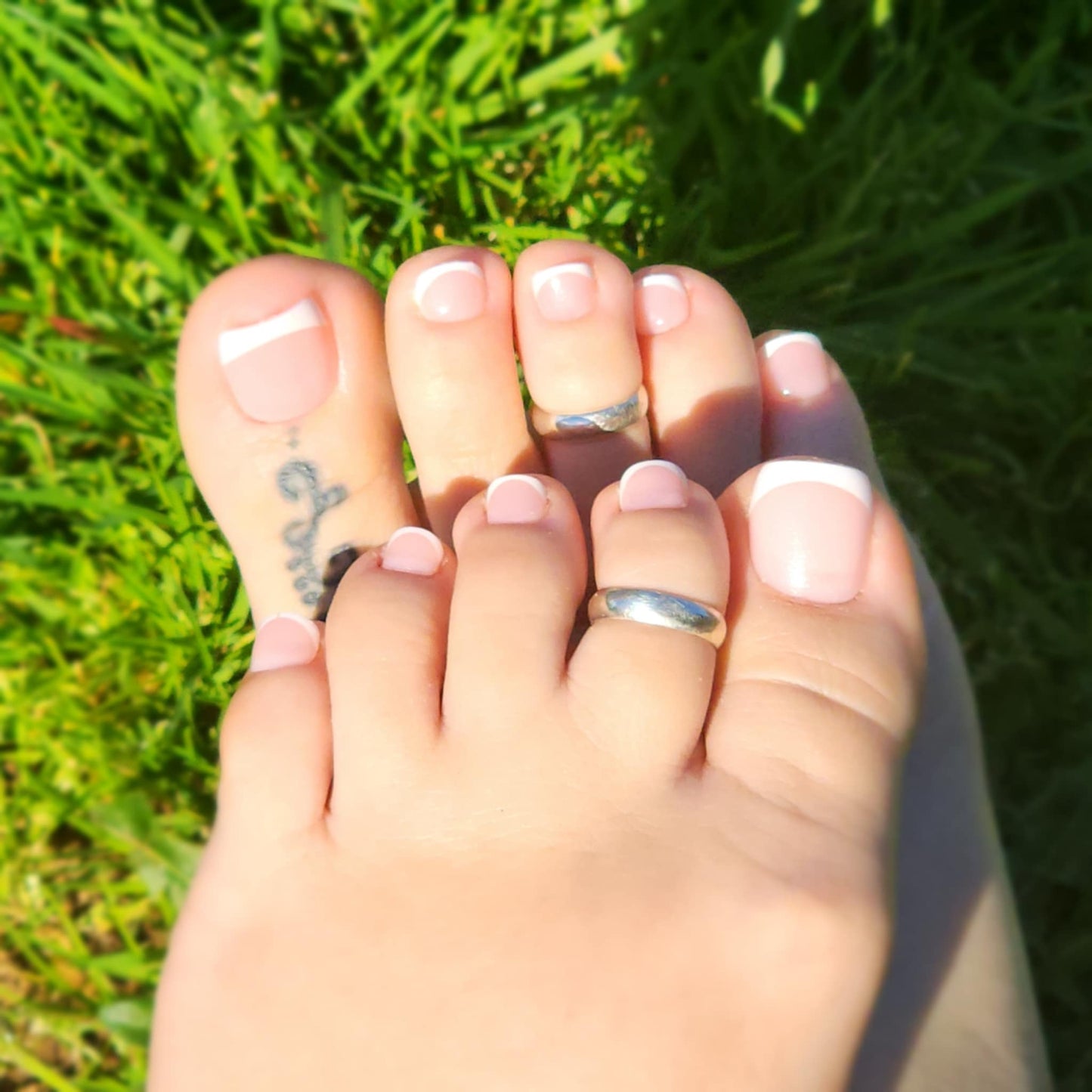 Toenail Pink French